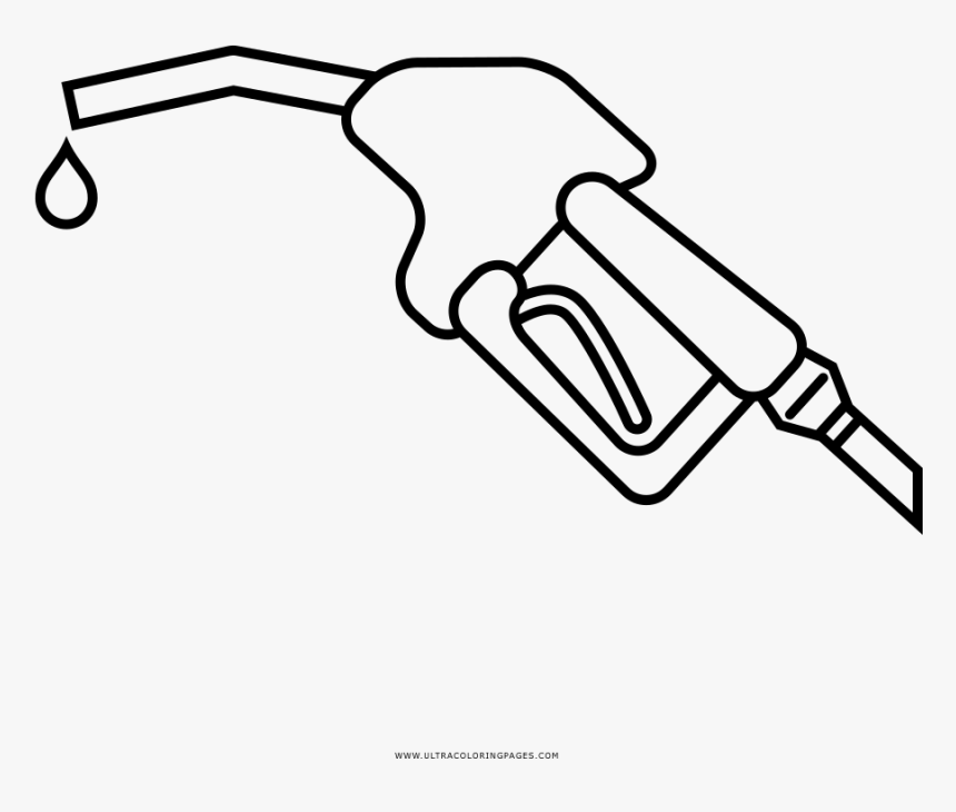 Gas Pump Coloring Page - Gasolina Desenho Para Colorir, HD Png Download, Free Download