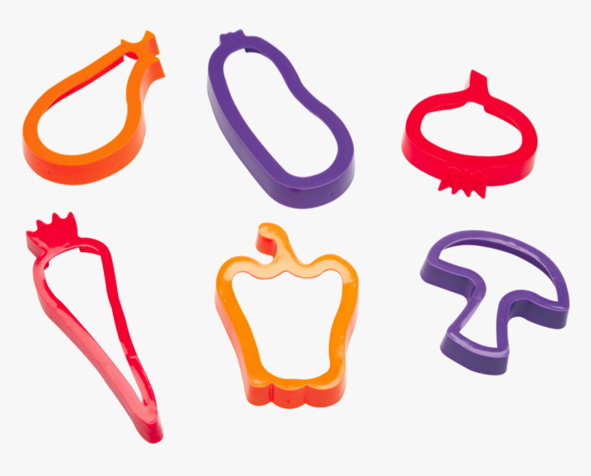 Vegetable Shaped Cutters Set - Play Dough Cutter Png, Transparent Png, Free Download
