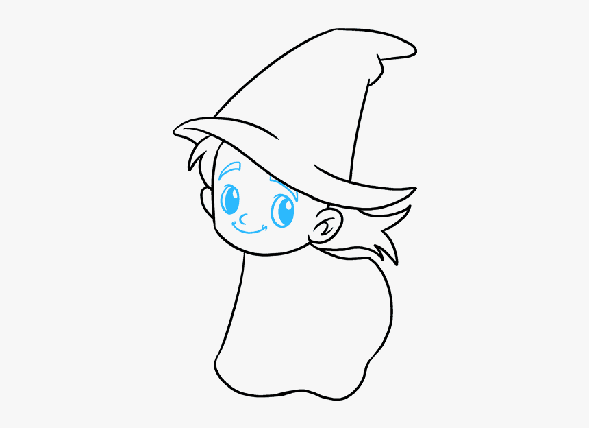 How To Draw Witch - Cartoon, HD Png Download, Free Download