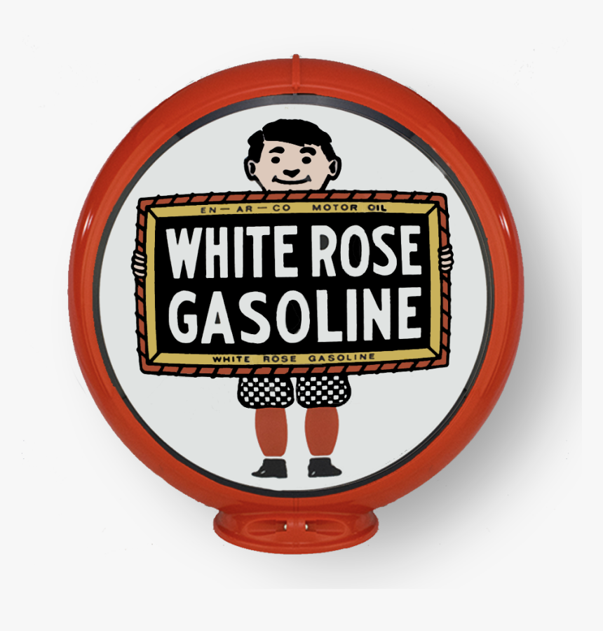 White Rose Gasoline Pump Globe, HD Png Download, Free Download