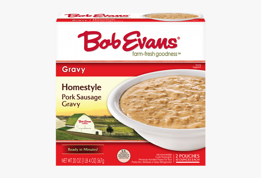 Bob Evans Refrigerated Homestyle Tan Sausage Gravy - Bob Evans Mashed Potatoes, HD Png Download, Free Download
