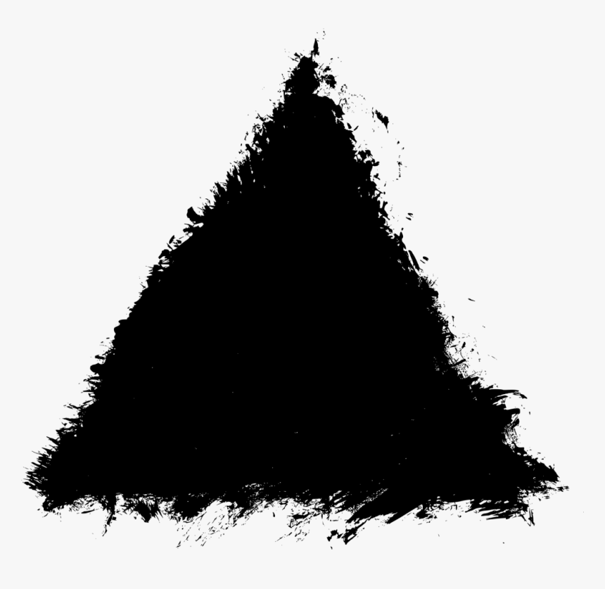 Triangle Brush Stroke Png, Transparent Png, Free Download
