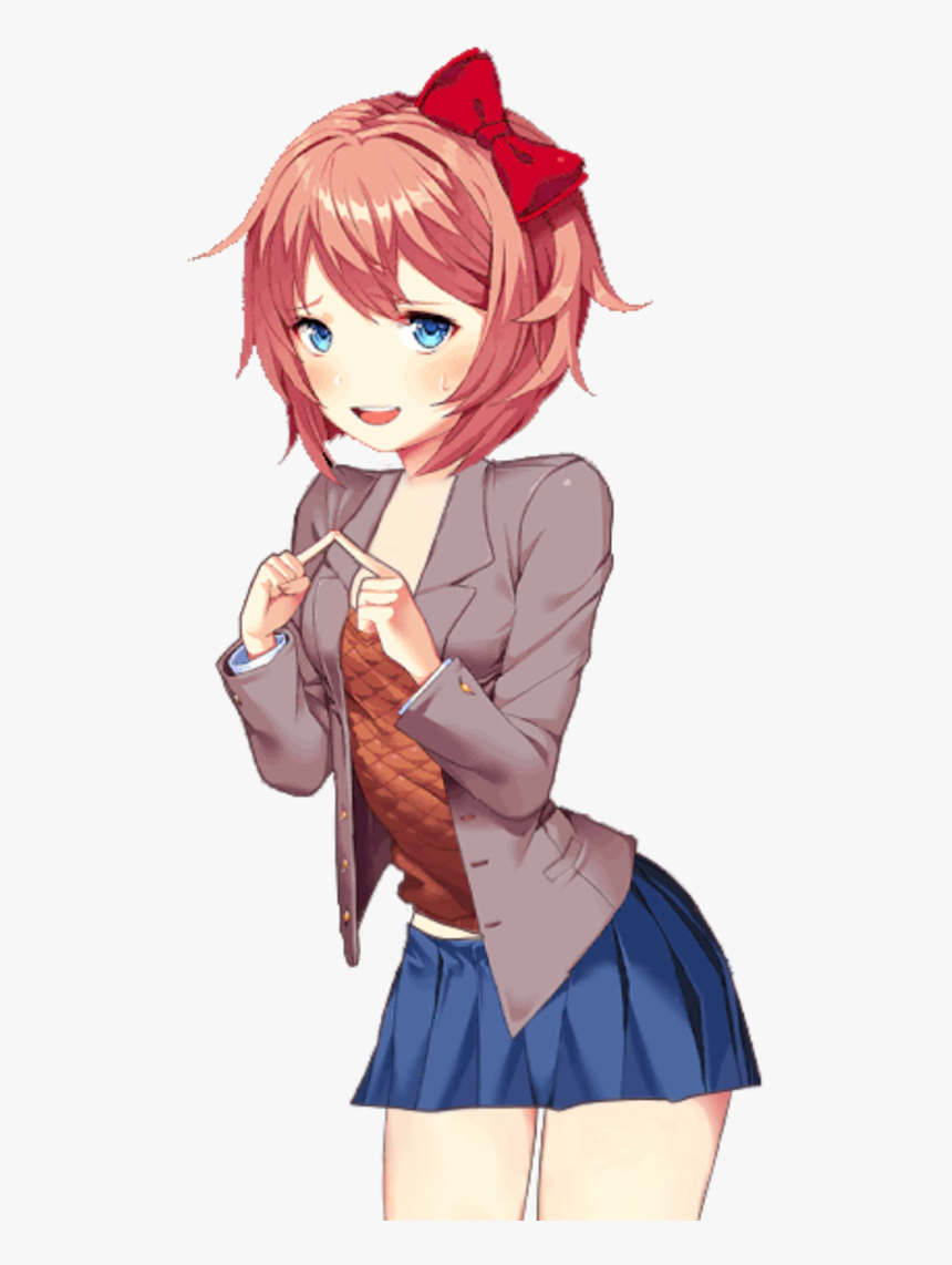 Sexy School Sayori, HD Png Download, Free Download