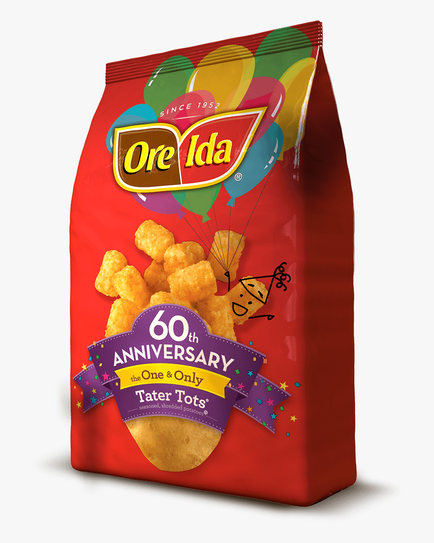 Tater-tots 60th Anniversary Package - Ore-ida, HD Png Download, Free Download