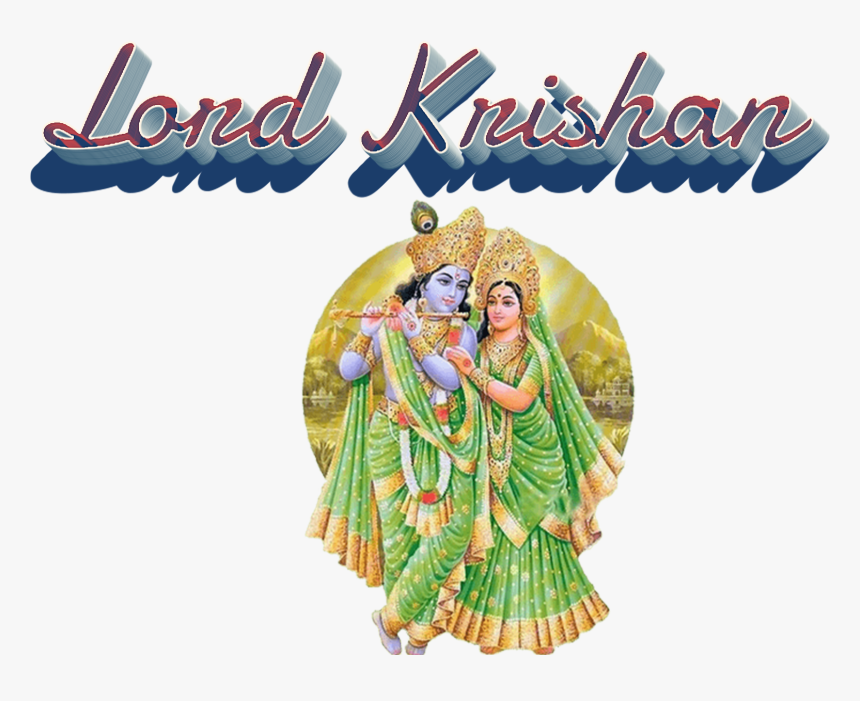 Lord Krishan Png Image File - Radha Krishna Png Hd, Transparent Png, Free Download