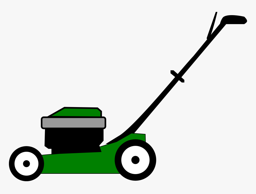 Lawn Mowers Clip Art - Push Mower Clip Art, HD Png Download, Free Download