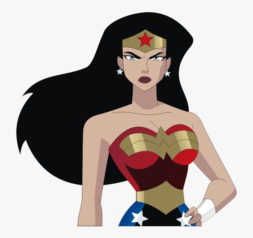 Transparent Wonder Woman Cartoon Png - Justice League Wonder Woman Cartoon, Png Download, Free Download