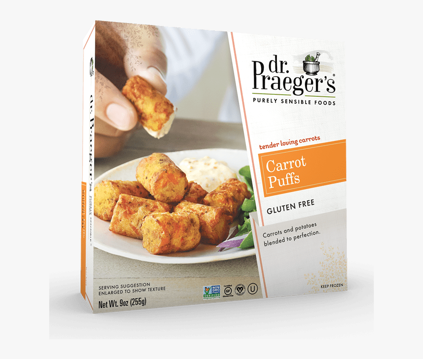 Praeger"s Carrot Puffs Package - Dr Praeger's Carrot Puffs, HD Png Download, Free Download