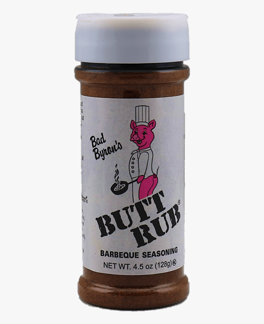 Bad Byron"s Butt Rub Seasoning - Glass Bottle, HD Png Download, Free Download