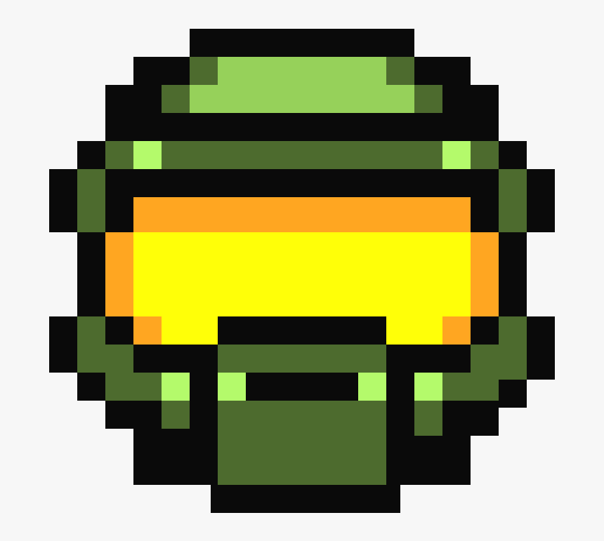 Master Chief Pixel Art, HD Png Download, Free Download