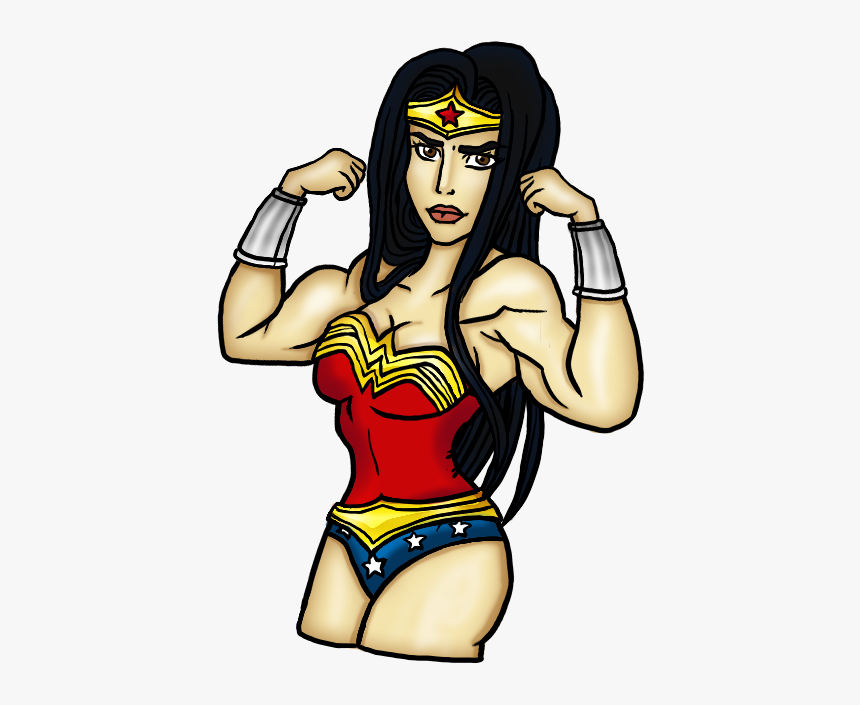 Wonder Woman Clipart Transparent Background - Wonder Woman Muscle Arms, HD Png Download, Free Download