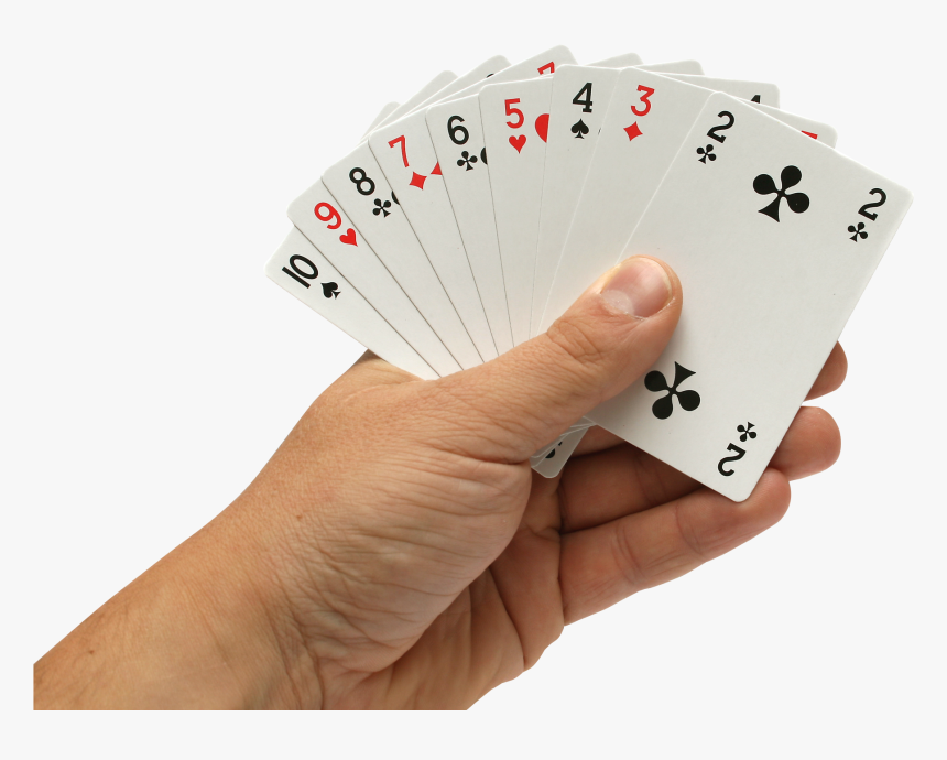 Hand Playing Cards Png, Transparent Png, Free Download