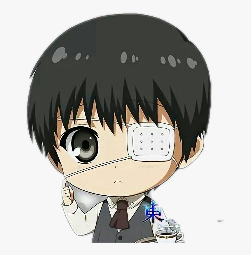 #tokyo Ghoul- Kaneki Chibi #freetoedit - Kaneki Chibi Tokyo Ghoul, HD Png Download, Free Download