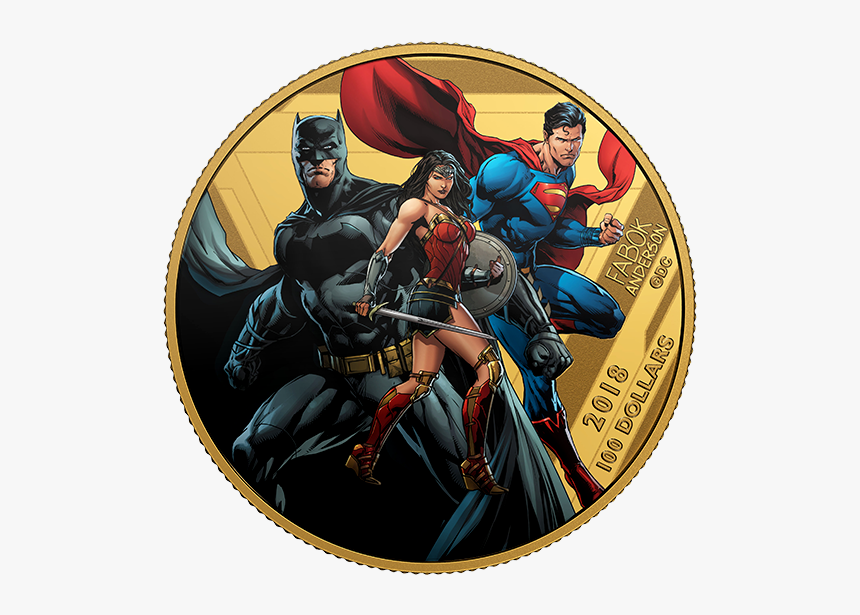 United We Stand - Justice League Silver Coin, HD Png Download, Free Download