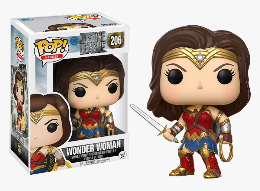 Wonder Woman With Motherbox Funko Pop, HD Png Download, Free Download