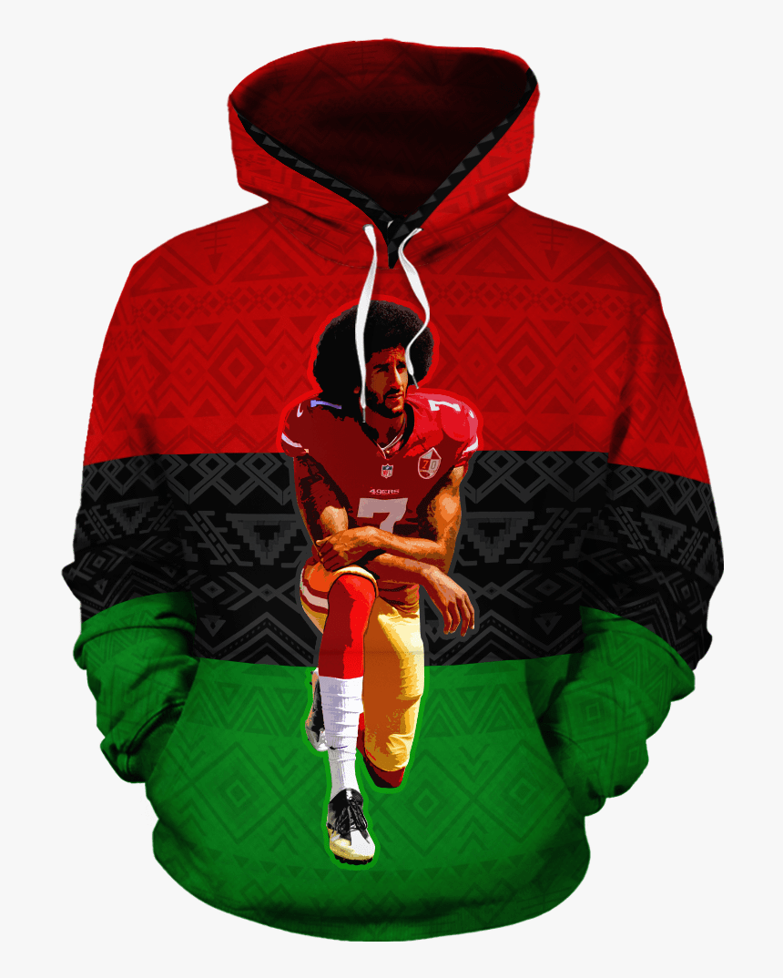 Colin Kaepernick Kneel All-over Hoodie"
 Class= - Hoodie, HD Png Download, Free Download