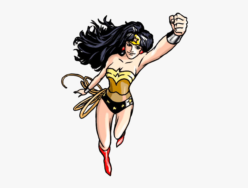 How To Draw Wonder Woman Easy - Easy Wonder Woman Drawings, HD Png Download, Free Download