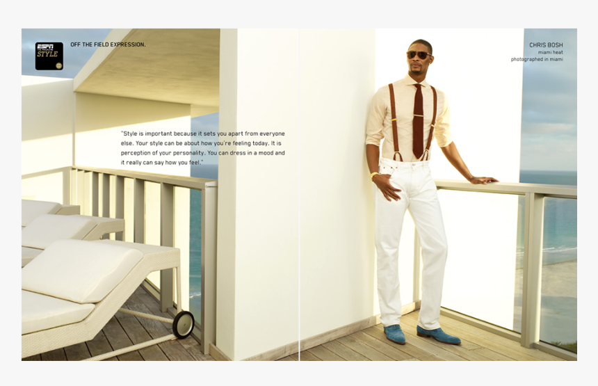 The Work - Chris Bosh Espn The Magazine, HD Png Download, Free Download