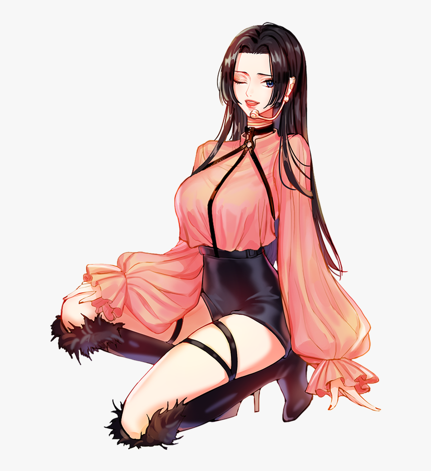 Boa Hancock Drawn By Dyd476 - Sitting, HD Png Download, Free Download
