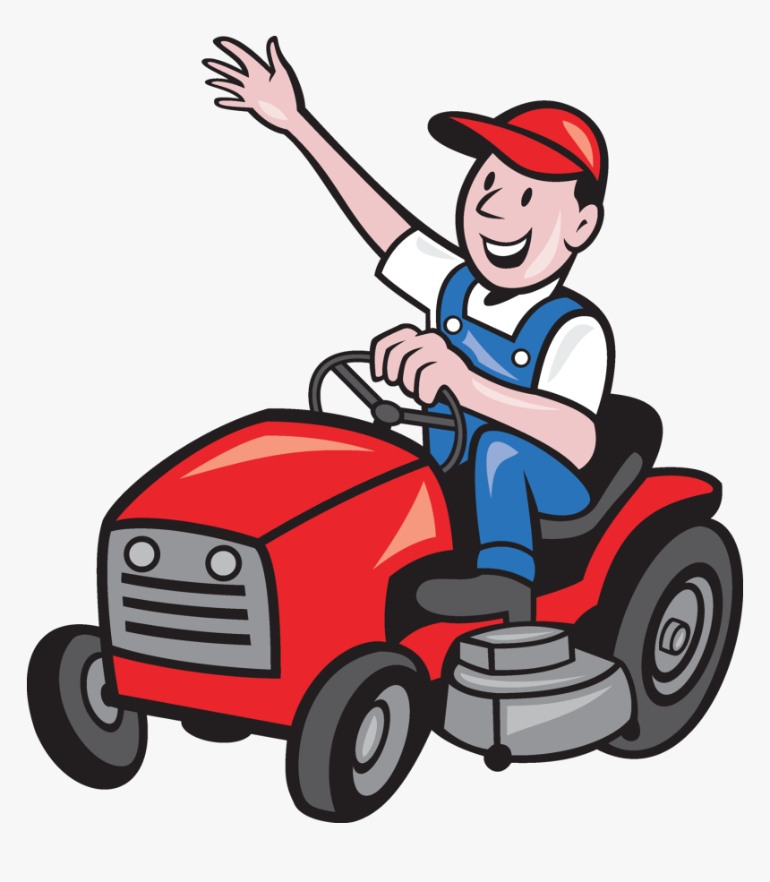 Riding Lawn Mower Clipart, HD Png Download, Free Download