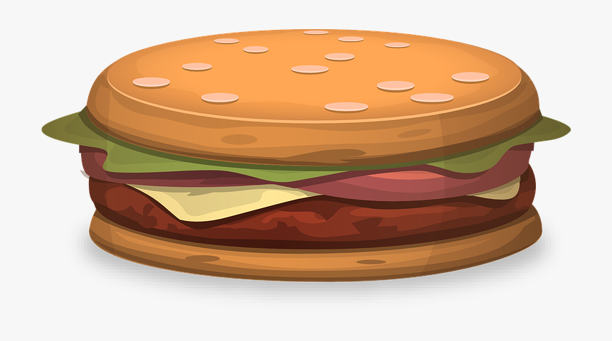 Hamburger, Burger, Sandwich, Fast Food, Cheeseburger - Hamburger, HD Png Download, Free Download