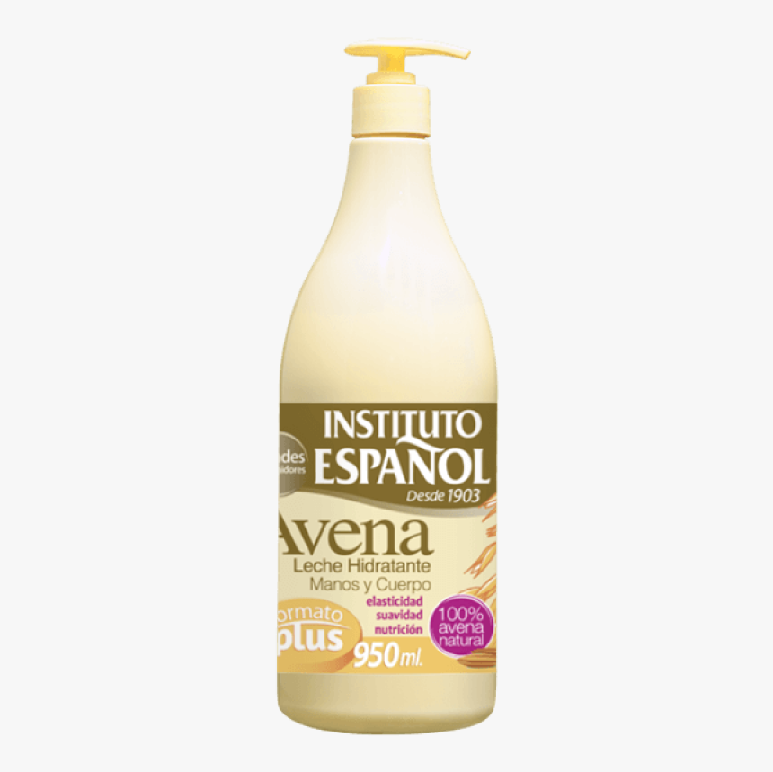 Moisturizing Milk Spanish Institute Avena 950 Ml - Crema Hidratante Avena Instituto Español, HD Png Download, Free Download