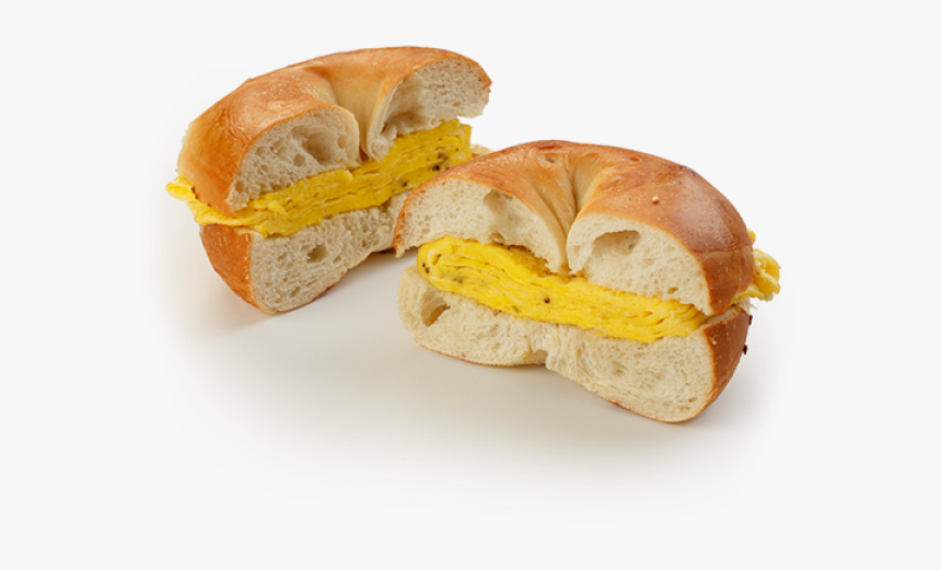 Egg On A Bagel - Fast Food, HD Png Download, Free Download