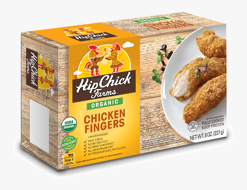 Organic Chicken Fingers - Hip Chick Farms Chicken Fingers, HD Png Download, Free Download