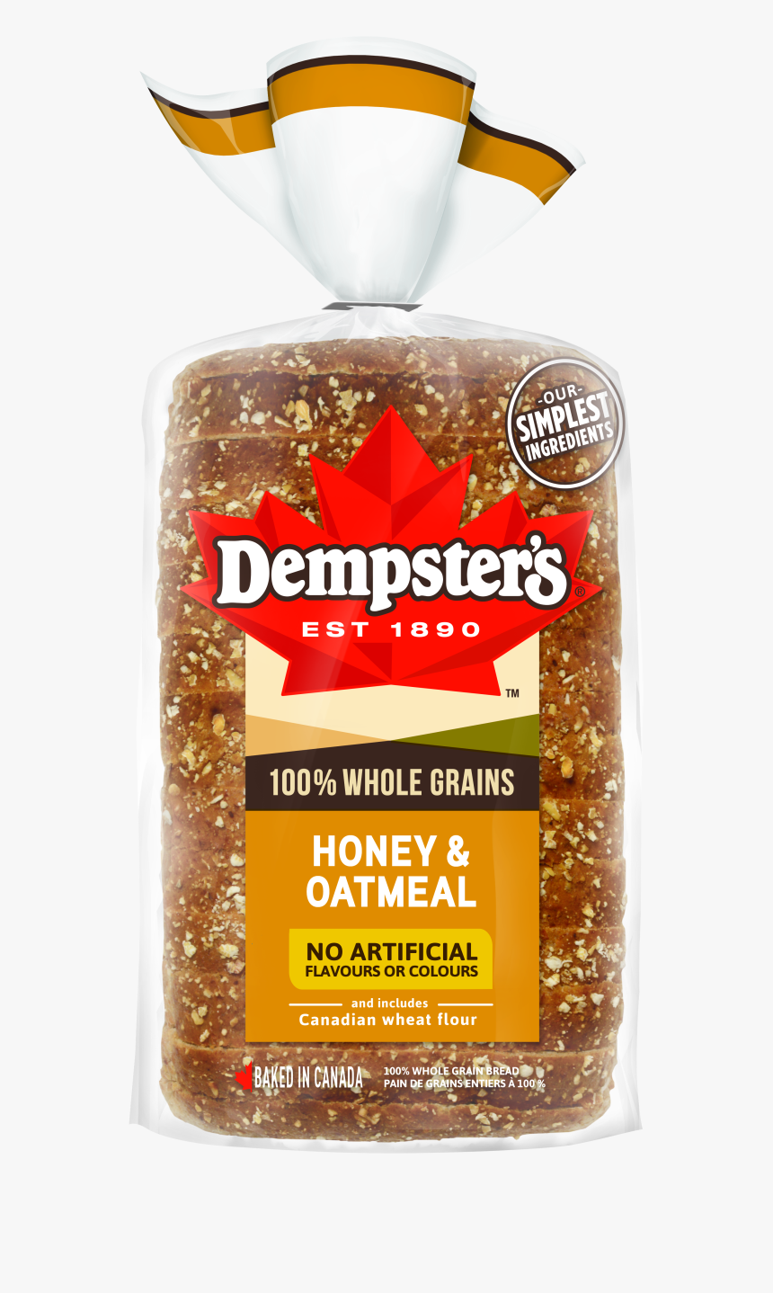 Dempster"s® 100% Whole Grains Honey & Oatmeal Bread - Dempsters Ancient Grain Bread, HD Png Download, Free Download