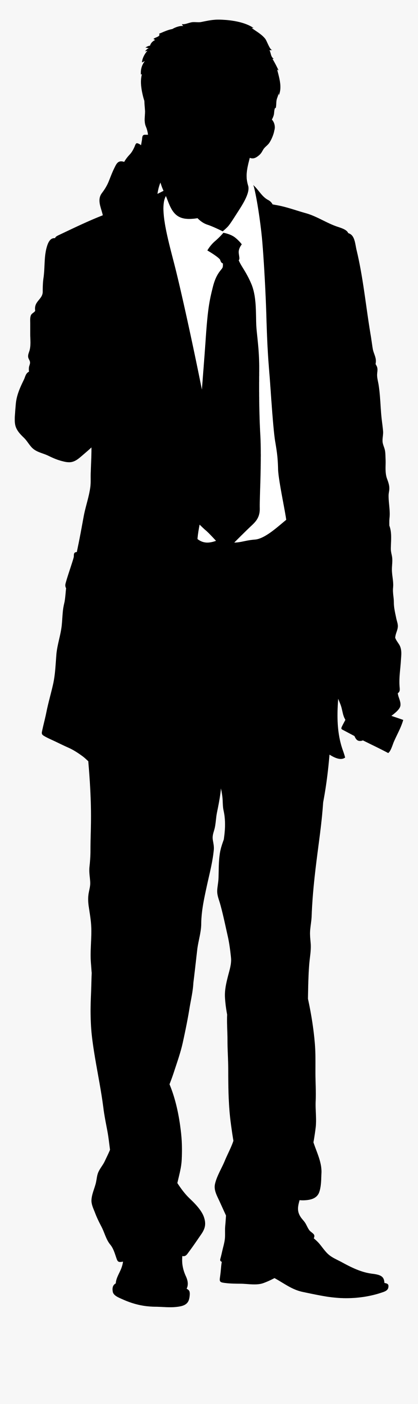 Businessman Silhouette Png Clip Art Image - Business Man Png Clipart, Transparent Png, Free Download