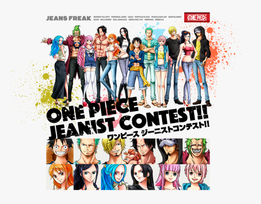One Piece Jeans Freak, HD Png Download, Free Download