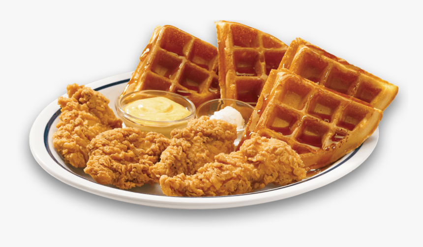 Chicken Waffles - Chicken Fingers And Waffles, HD Png Download, Free Download