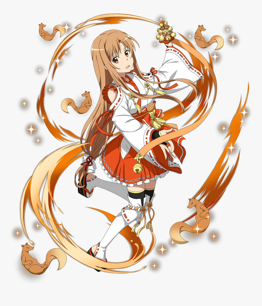 Asuna Clipart Sao Md - Foxy Shrine Maiden Asuna, HD Png Download, Free Download