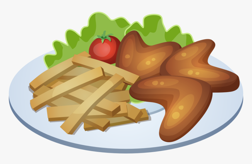 Transparent Chicken Fingers Png - Pollo Con Papas Vector, Png Download, Free Download