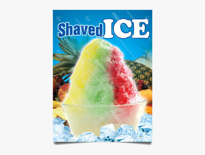 Dn-037 Shaved Ice Poster - Shaved Ice Poster, HD Png Download, Free Download