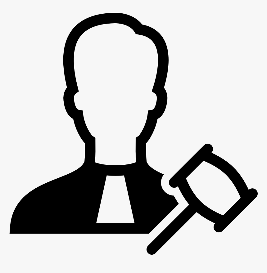 Computer Icons Judge Gavel Court Clip Art - Judge Icon, HD Png Download, Free Download