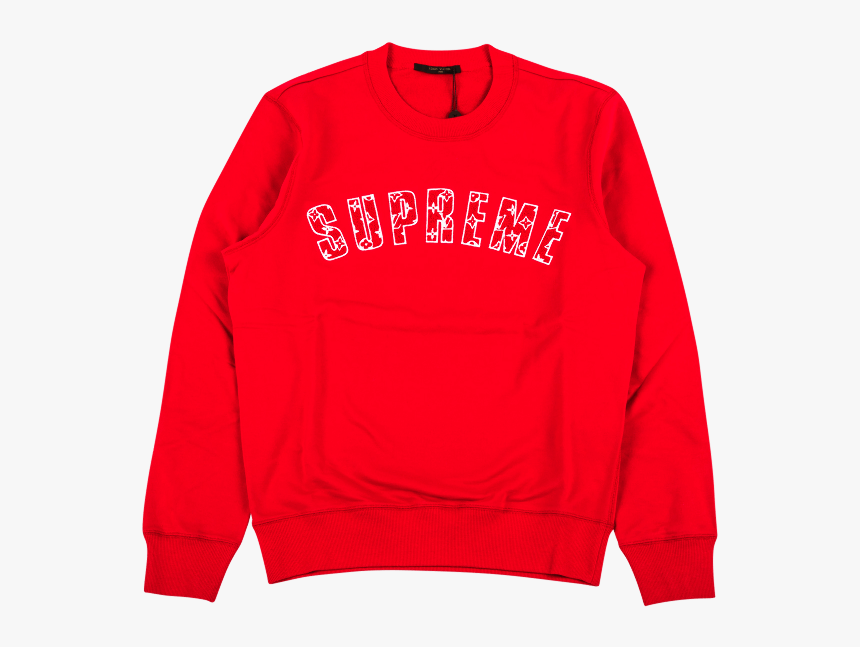 Transparent Supreme Louis Vuitton - Supreme Louis Vuitton Crewneck, HD Png Download, Free Download