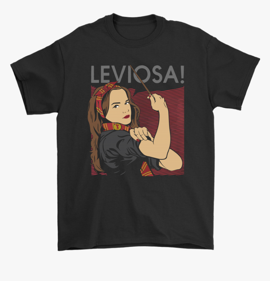 Hermione Granger Leviosa Girl Power We Can Do It Harry - Rick And Morty Vs Back To The Future Shirt, HD Png Download, Free Download