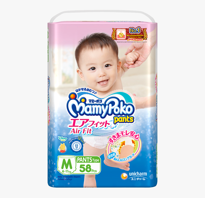 Mamypoko Pants Air Fit Diaper M - Mamy Poko Pants Airfit, HD Png Download, Free Download