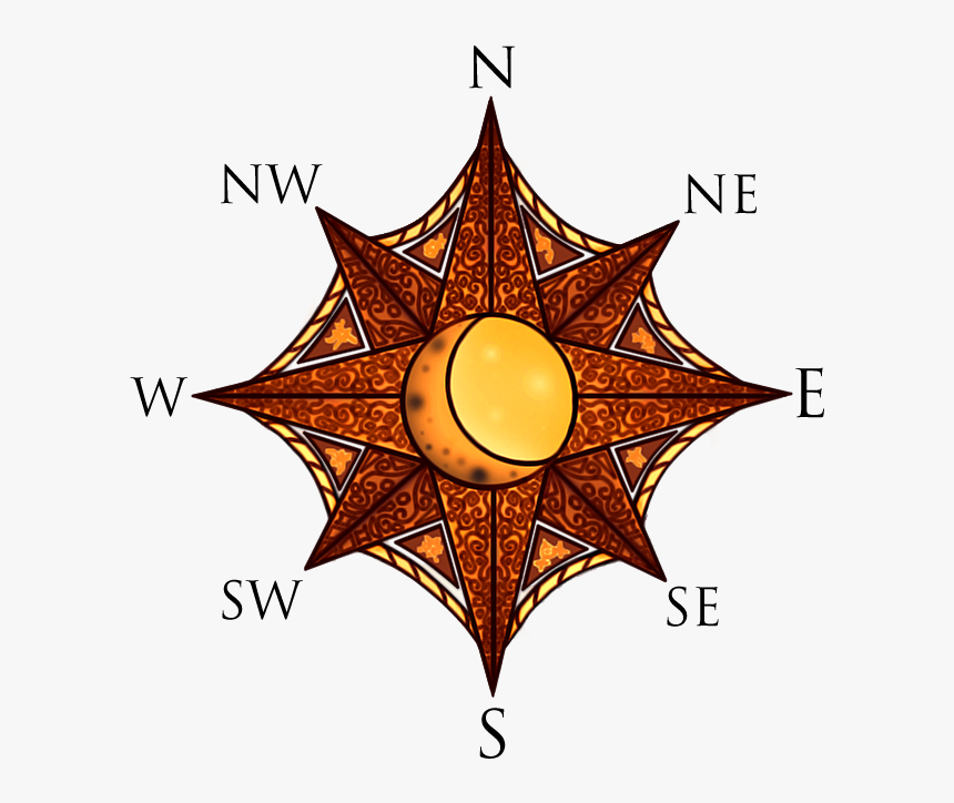 Transparent Fantasy Compass Rose Png - Circle, Png Download, Free Download