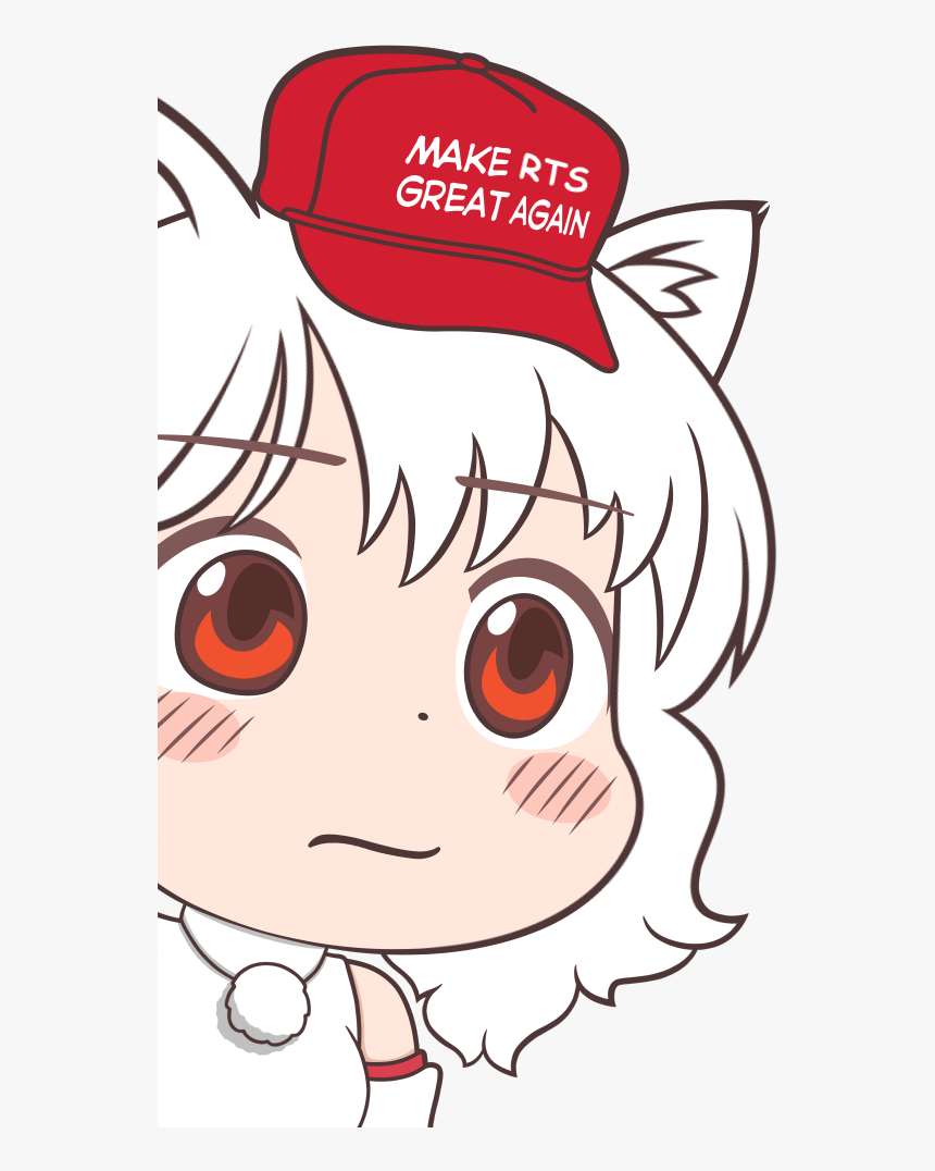 Transparent Idubbbz Face Png - Make America Great Again Anime Cat Girl, Png Download, Free Download