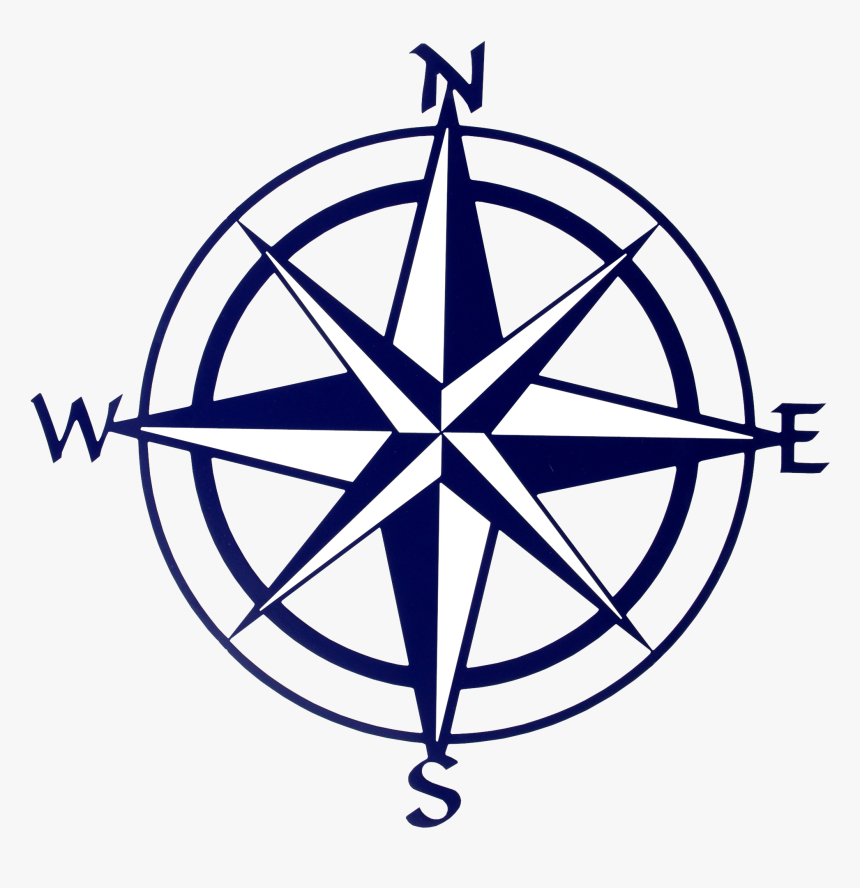 Transparent Compass Rose Png - Compass Rose Of A Map, Png Download, Free Download