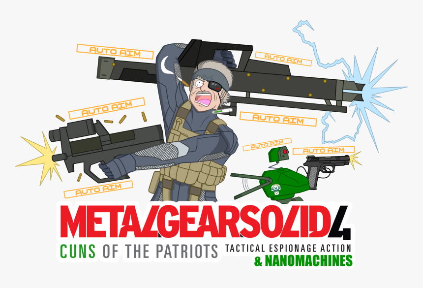 Image - Metal Gear Solid 4 Logo, HD Png Download, Free Download