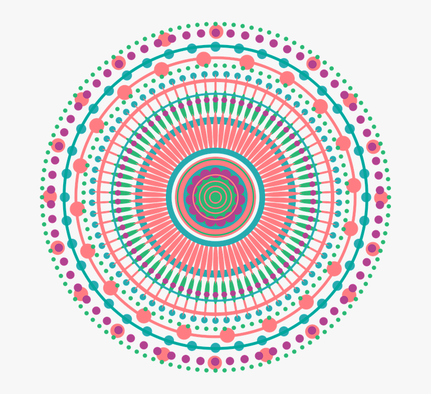 Mandala, Design, Geometric, Pattern, Texture, Colorful - Mandalas Calipso, HD Png Download, Free Download