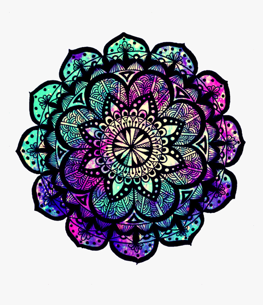 #ftestickers #mandala #pattern #zen #flowers #floral - Zen Doodle Pattern Clipart, HD Png Download, Free Download