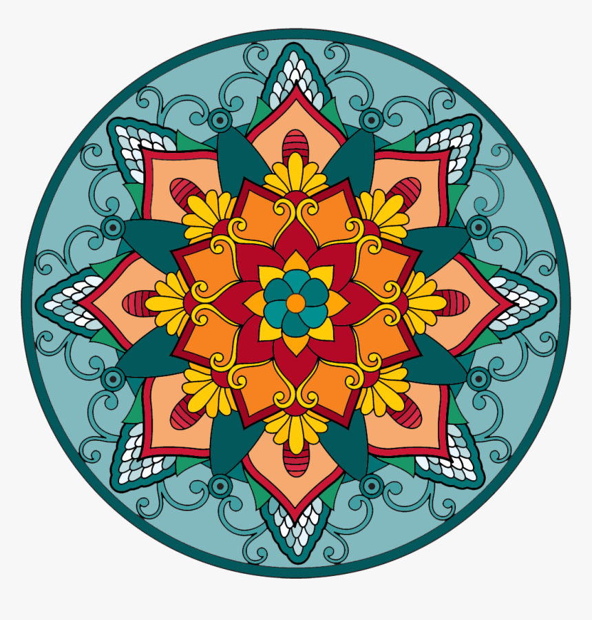 Mandala Coloring Pages - Mandala Clipart, HD Png Download, Free Download