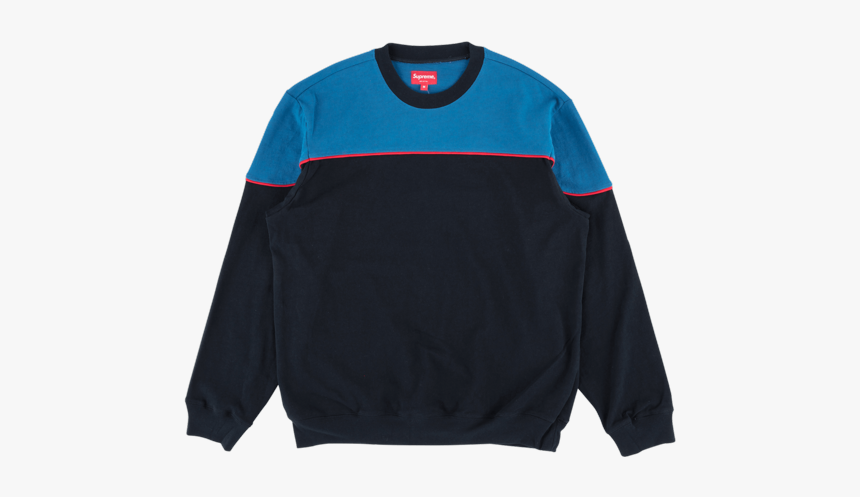 Supreme Yoke Piping L/s Top "ss - Sweater, HD Png Download, Free Download