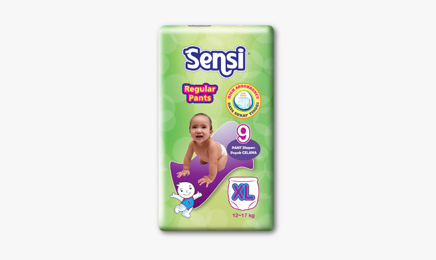 Sensi Baby Pant Diapers - Abdomen, HD Png Download, Free Download