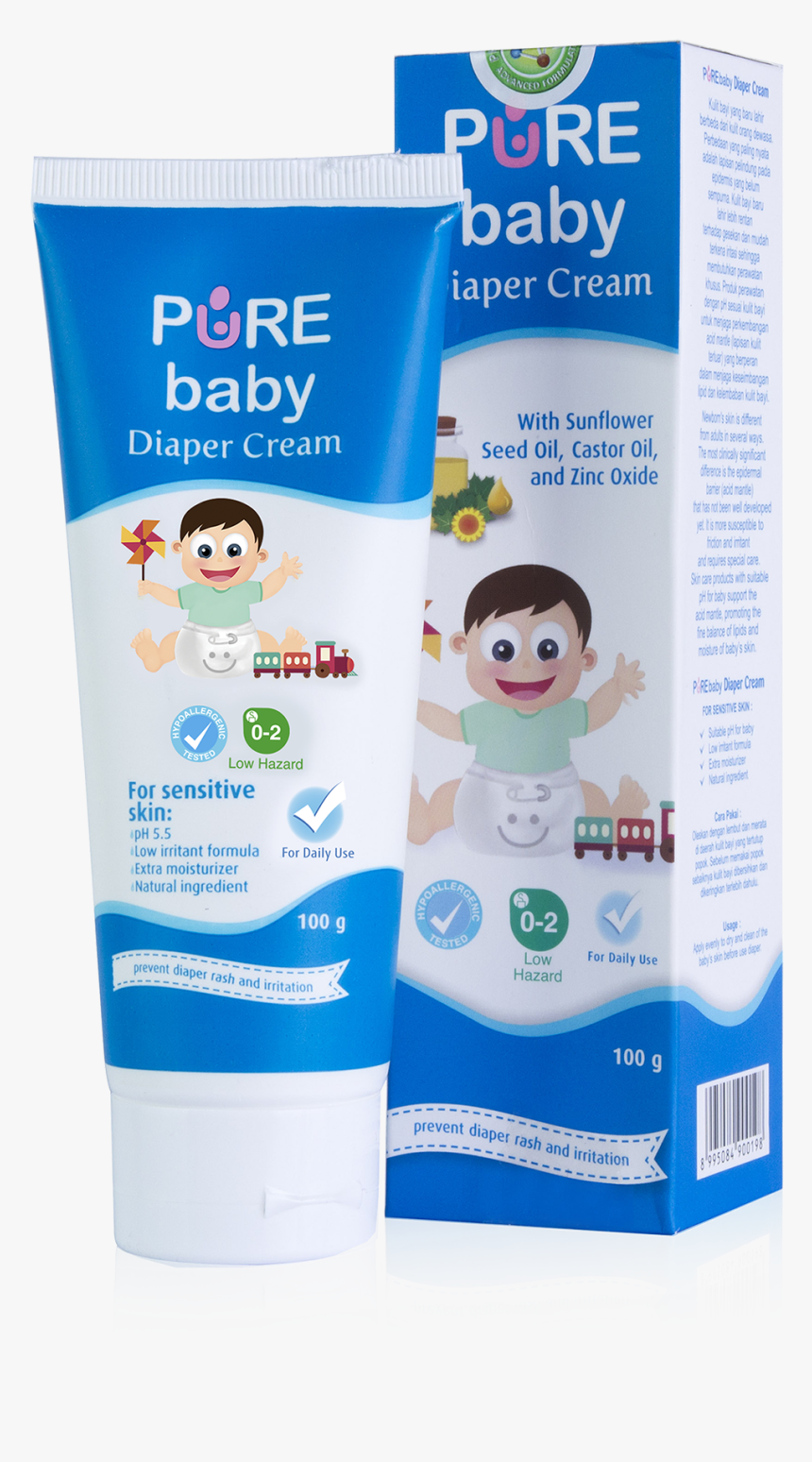 Pure Baby Diaper Cream, HD Png Download, Free Download