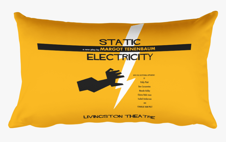 Static Electricity Pillow The Royal Tenenbaums - Graphic Design, HD Png Download, Free Download